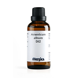 Køb Arsenicum album D12 50 ml fra Allergica Amba online billigt tilbud rabat legetøj
