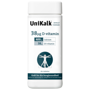 Køb UniKalk 38 µg D-VITAMIN (180 stk) online billigt tilbud rabat legetøj