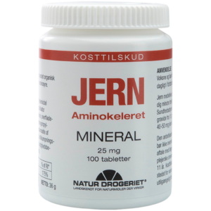 Jern Complex 25mg 100tab fra Naturdrogeriet