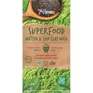7th Heaven Ansigtmaske Superfood Matcha & Chia - 10 ml