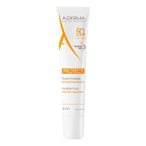 A-DERMA Protect SPF 50+ Invisible Fluid - 40 ml.