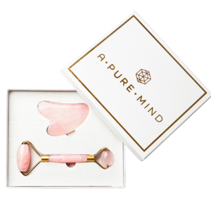 A Pure Mind Faceroller Gua Sha Rose Quartz (1 stk)