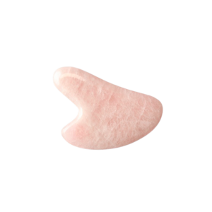 A Pure Mind Gua Sha Heart Rose Quartz (1 stk)