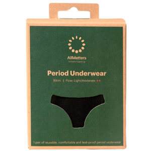 AllMatters Period Underwear Bikini Light/moderate Size M (1 stk)