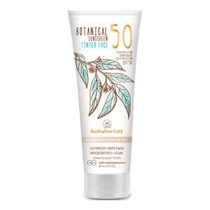 Australian Gold Botanical SPF 50 Tinted Face fair/light - 88 ml.