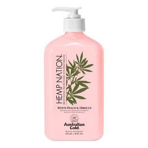 Australian Gold Hemp Nation Bodylotion White Peach and Hibiscus - 535 ml.