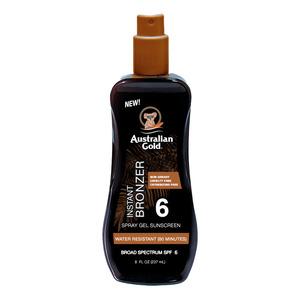 Australian Gold Lotion Sunscreen Spray with bronzer SPF06 - 237 ml.