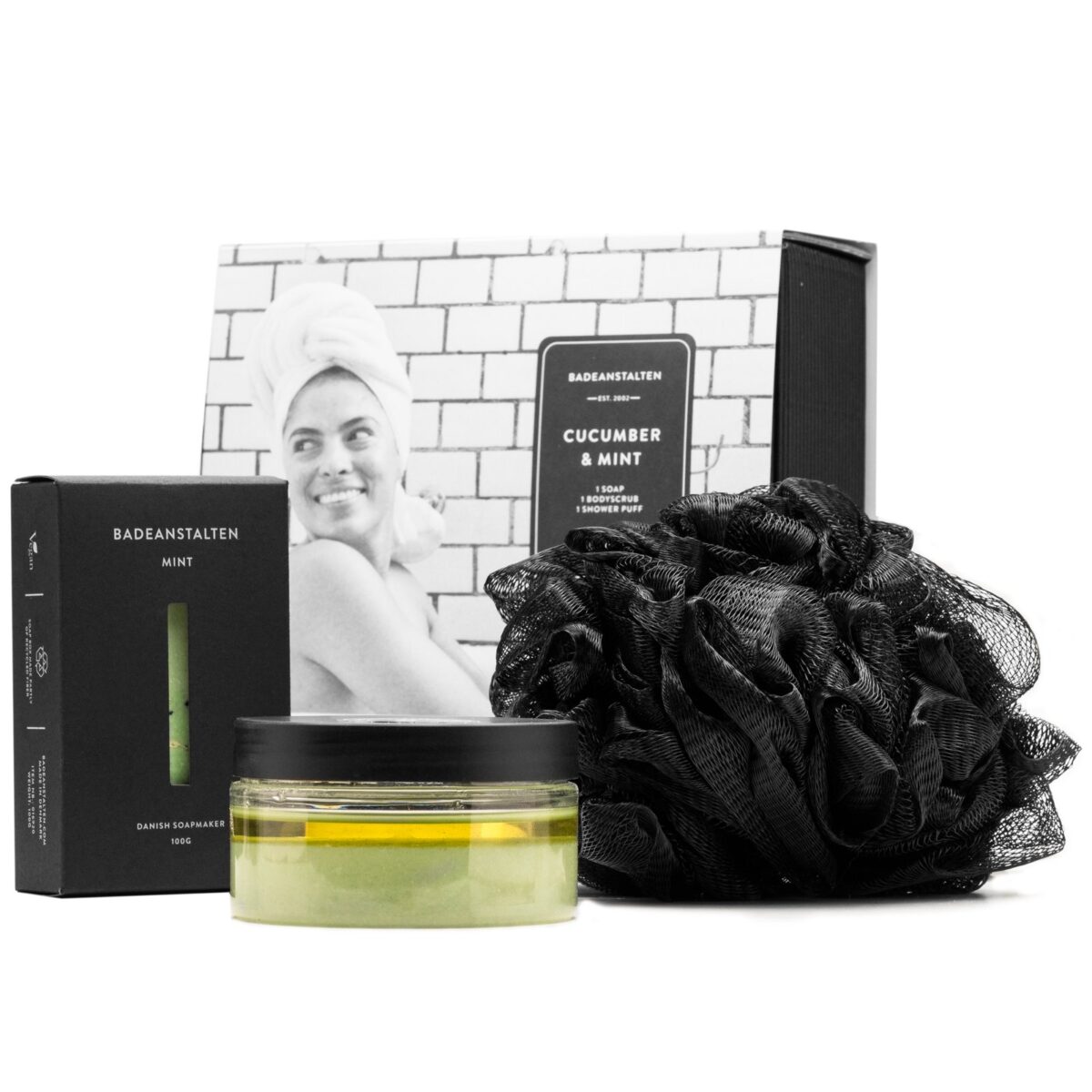 Badeanstalten Gavesæt Agurk & Mynte (350 g)