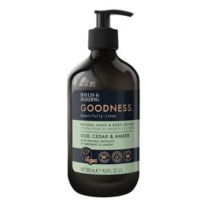 Baylis & Harding Goodness Oud, Cedar & Amber Hand & Body Lotion - 500 ml.