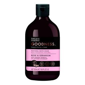 Baylis & Harding Goodness Rose & Geranium Bath Soak - 500 ml.