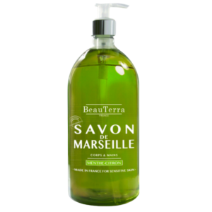 Beau Terra Marselle Liquid Soap Mint Lemon (300 ml)
