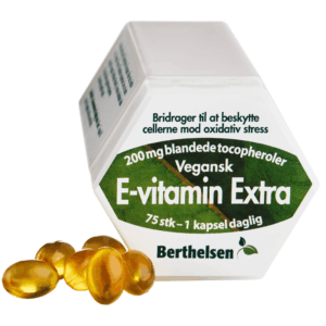 Berthelsen E-vitamin Extra (75 kaps)