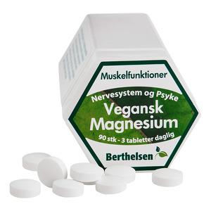 Berthelsen Naturprodukter Vegansk Magnesium - 90 tabl.