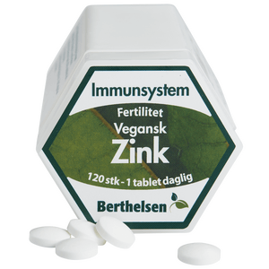 Berthelsen Naturprodukter Zink - 120 tabl.