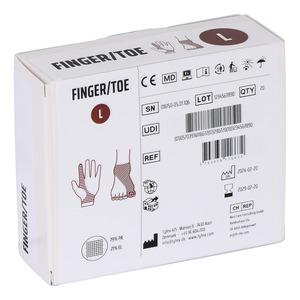 Carefix fingerforbinding (large/brun) - 20 stk