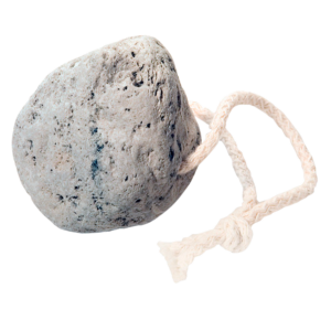 Croll & Denecke Pimpsten Natur (Vulkanlava) med snor