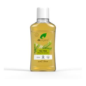 Dr. Organic Tea Tree Mouthwash - 500 ml