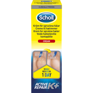 Dr. Scholl's Creme til hælrevner K+ - 60 ml
