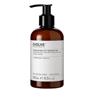 Evolve Organic Beauty Sunless Glow 3-in-1 Gradual Tan - 250 ml.