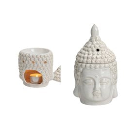 Fischer Pure Nature Duftlampe Buddha Hvid • 1 stk.