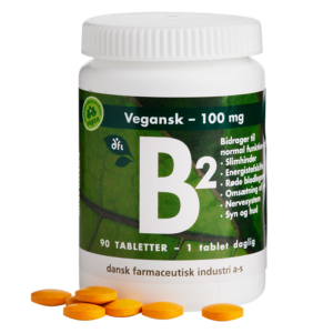 Grønne Vitaminer DFI B2 100 mg (90 stk)