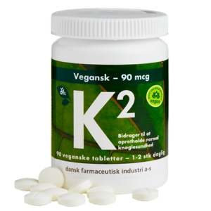 Grønne Vitaminer K2-vitamin 90 mcg (90 tabl)