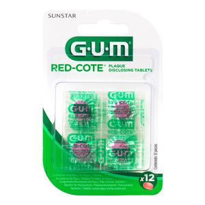 Gum Red-Cote farvetabletter - 12 stk.