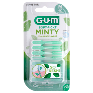 GUM Soft-Picks Minty Medium (40 stk)