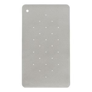 Hevea Bath Mat Wave Long - Granite - 1 stk.
