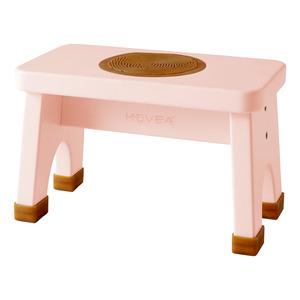 Hevea Rubberwood Stool - Champagne Pink - 1 stk.
