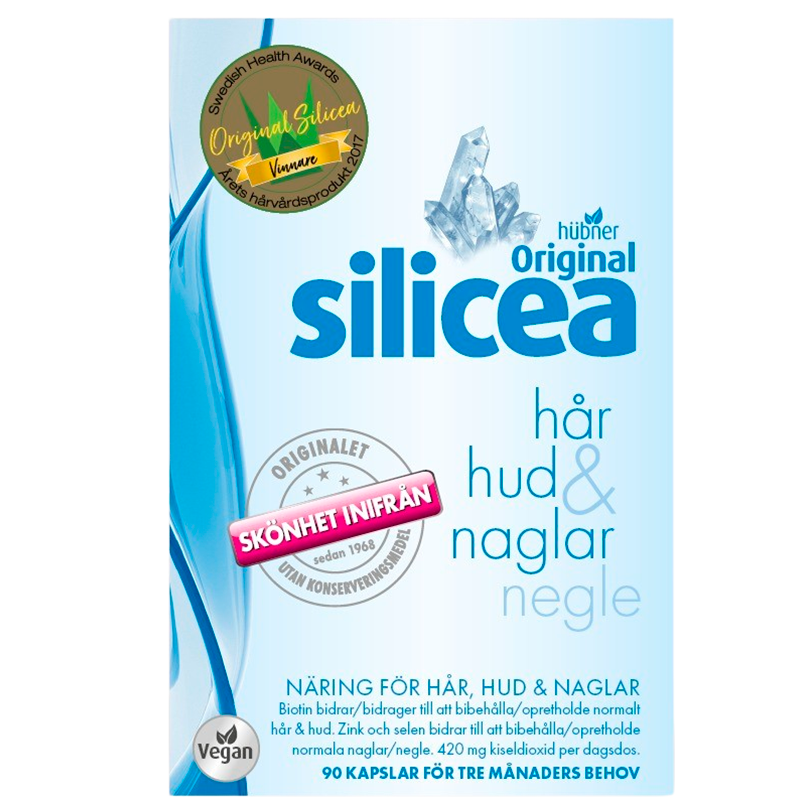 Hübner Silicea Original Hud, Hår & Negle (90 kap)