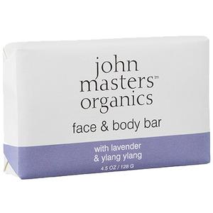 John Masters Organics Face & Body Bar with Lavender & Ylang Ylang - 128 g