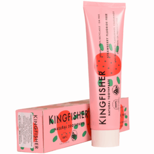 Kingfisher Vegansk Jordbær Børnetandpasta Uden Fluor (100 ml)