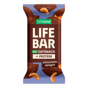 LifeFood Lifebar Havrebar Protein Chocolate Delight - Øko - 40 g.