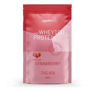 LinusPro Nutrition Whey100 Strawberry - 400 g.