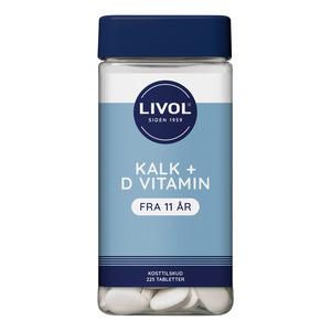 Livol Kalk + D vitamin - 225 tabl.