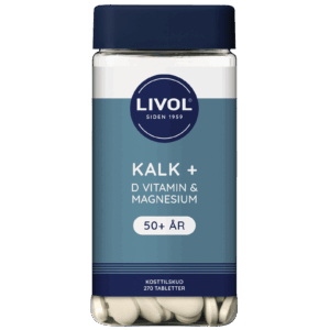 Livol Kalk + D-Vitamin & Magnesium 50+ (270 tabl)