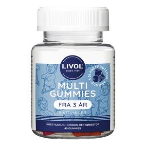 Livol Vitamin Gummies, Frugt - 45 stk.