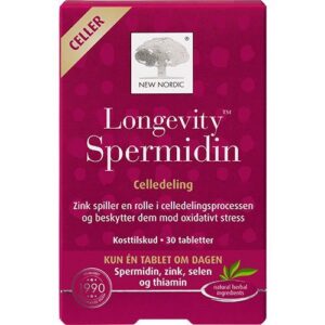 Longevity Spermidin - 30 tabletter