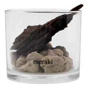 Meraki Duftfrisker - Lavastone & Wood - Sort - 1 stk.