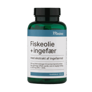 Mezina Fiskeolie M. Ekstrakt Af Ingefærrod (90 kaps)