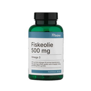 Mezina Fiskeolie Omega 3 500 mg (180 kaps)