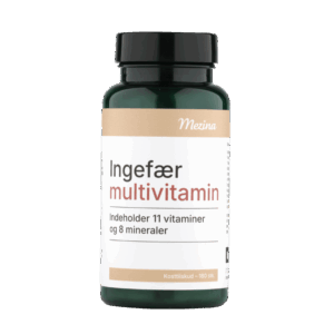 Mezina Ingefær + Multivitamin (180 tabl)