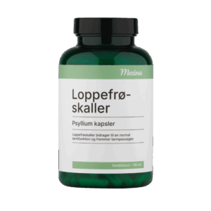 Mezina Loppefrøskaller Psyllium Kapsler (180 kaps)