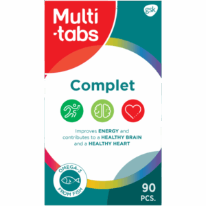 Multitabs Complet Kapsler Med Omega-3 (90 stk)