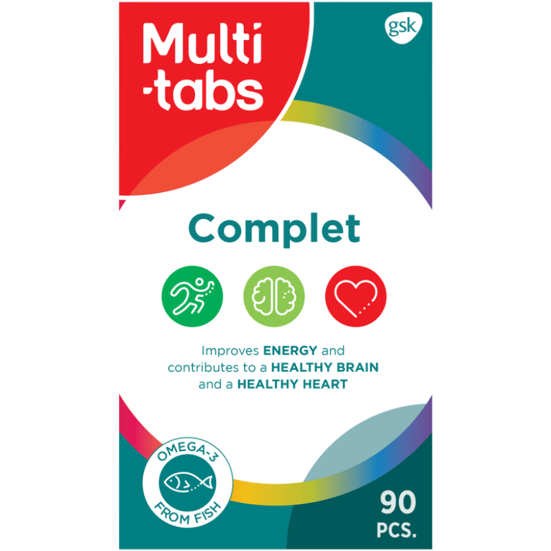 Multitabs Complet Kapsler Med Omega-3 (90 stk)