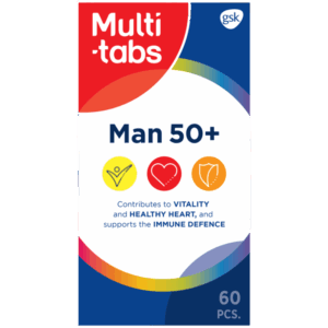Multitabs Man 50+ Tabletter (60 stk)