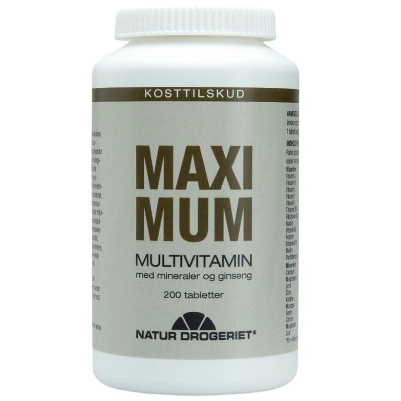 Natur Drogeriet Maximum med Ginseng (200 tabletter)