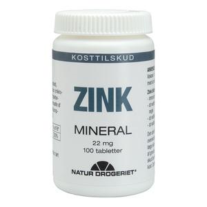 Natur-Drogeriet Zink 22 mg - 100 tabl.