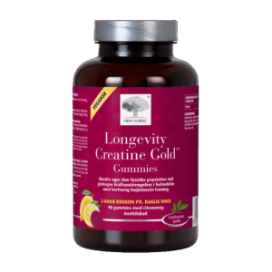 New Nordic Longevity Creatine Gold Gummies (90 stk)